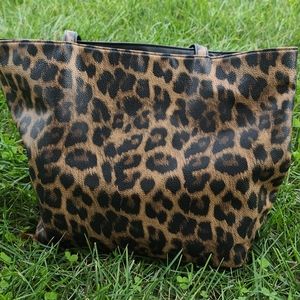 Cheetah print bag